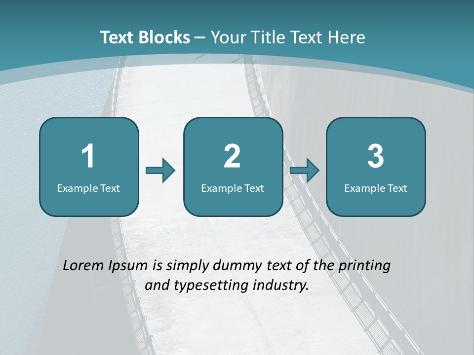 Swiss Impounding Reservoir Emosson In Territory Dents Du Midi PowerPoint Template