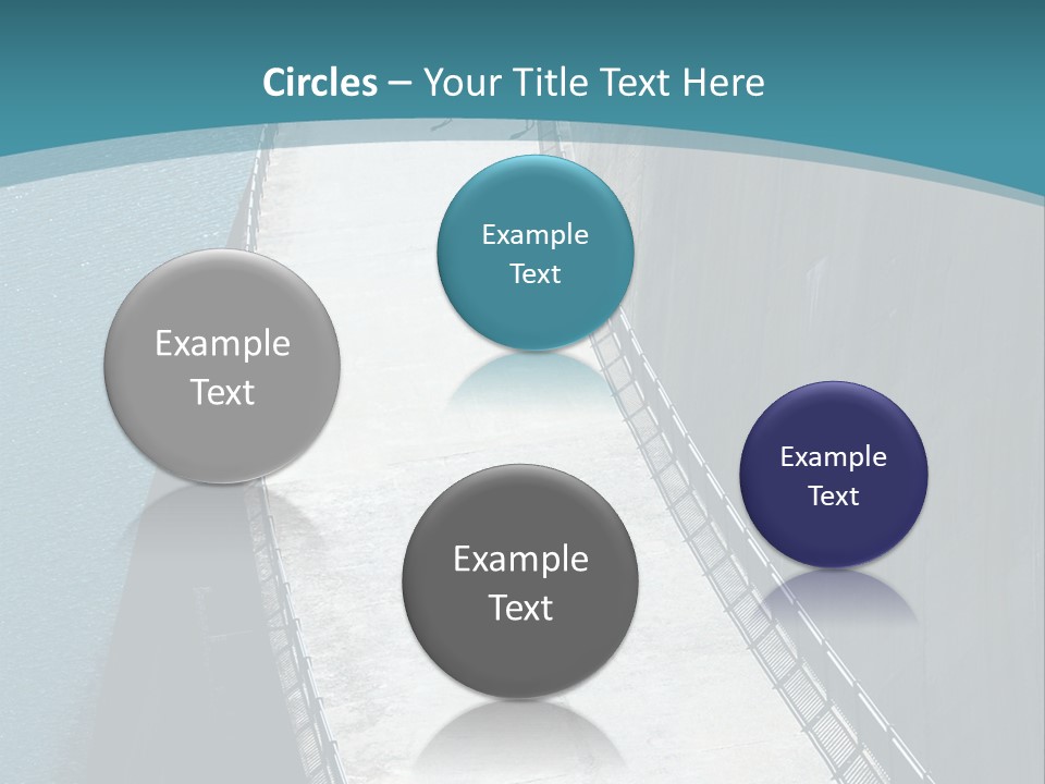 Swiss Impounding Reservoir Emosson In Territory Dents Du Midi PowerPoint Template