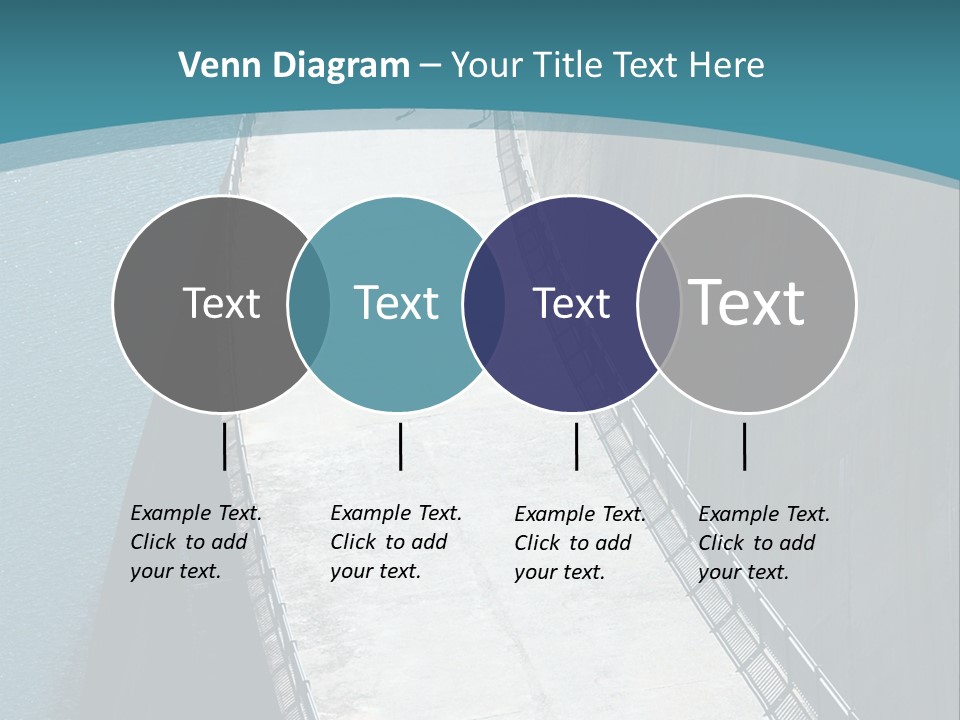 Swiss Impounding Reservoir Emosson In Territory Dents Du Midi PowerPoint Template