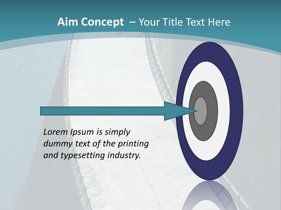 Swiss Impounding Reservoir Emosson In Territory Dents Du Midi PowerPoint Template
