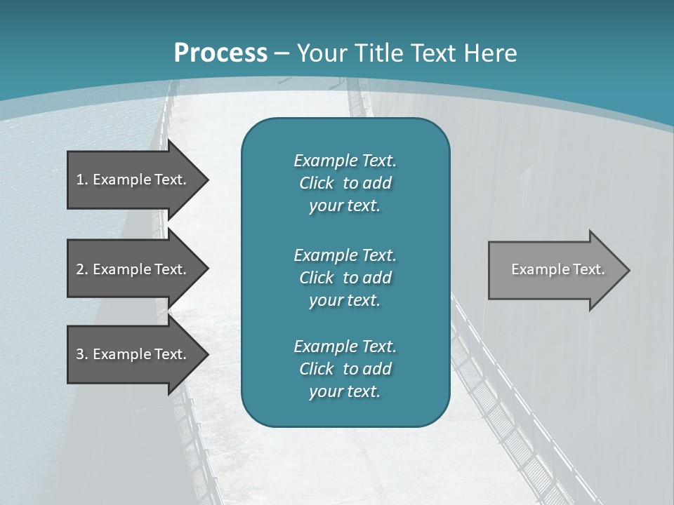 Swiss Impounding Reservoir Emosson In Territory Dents Du Midi PowerPoint Template