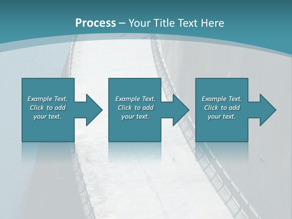 Swiss Impounding Reservoir Emosson In Territory Dents Du Midi PowerPoint Template