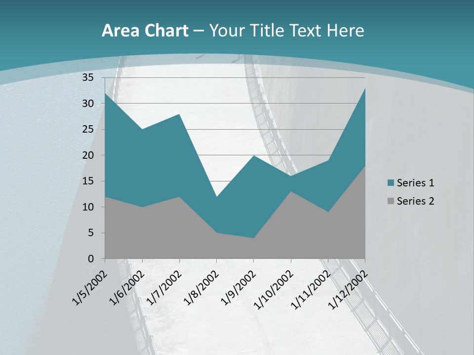 Swiss Impounding Reservoir Emosson In Territory Dents Du Midi PowerPoint Template