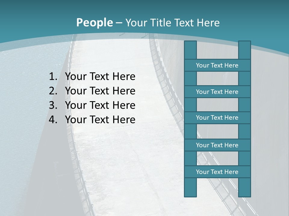 Swiss Impounding Reservoir Emosson In Territory Dents Du Midi PowerPoint Template