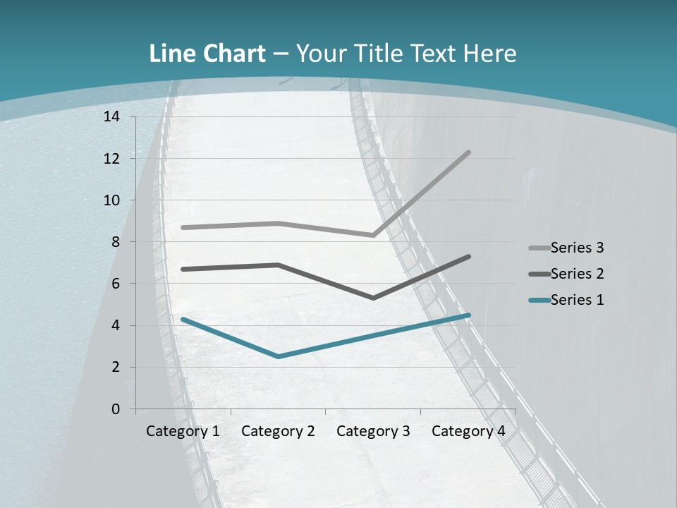 Swiss Impounding Reservoir Emosson In Territory Dents Du Midi PowerPoint Template