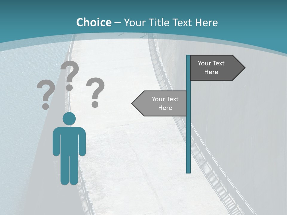 Swiss Impounding Reservoir Emosson In Territory Dents Du Midi PowerPoint Template