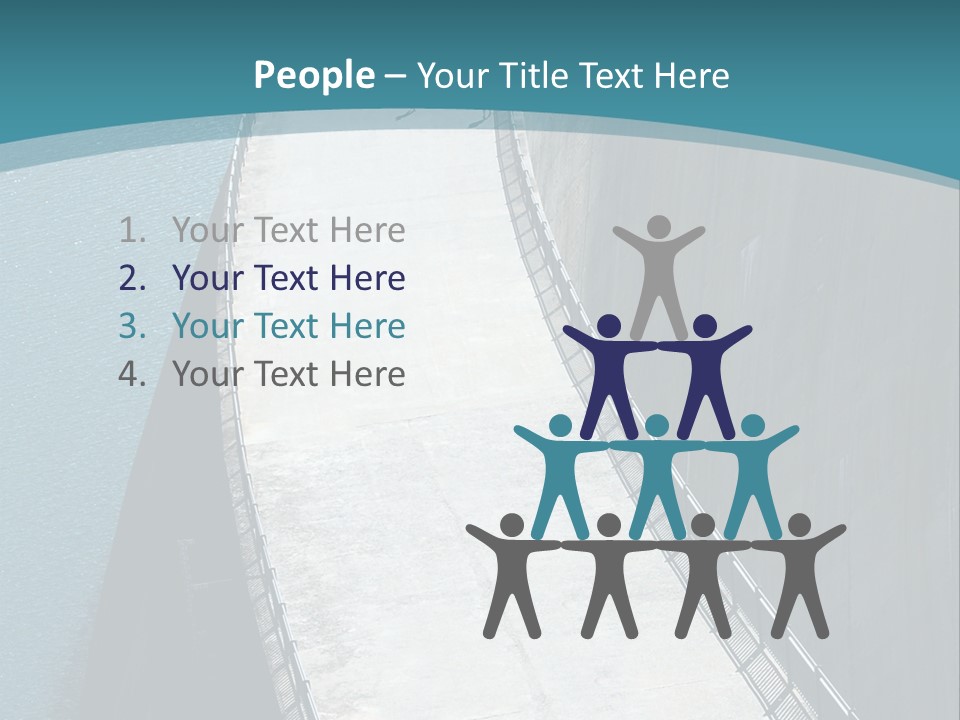 Swiss Impounding Reservoir Emosson In Territory Dents Du Midi PowerPoint Template