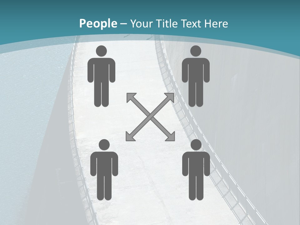 Swiss Impounding Reservoir Emosson In Territory Dents Du Midi PowerPoint Template