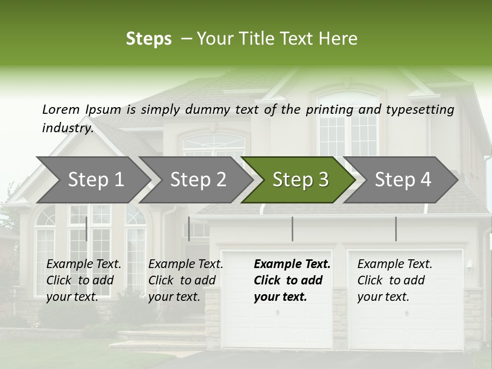 New Family House PowerPoint Template