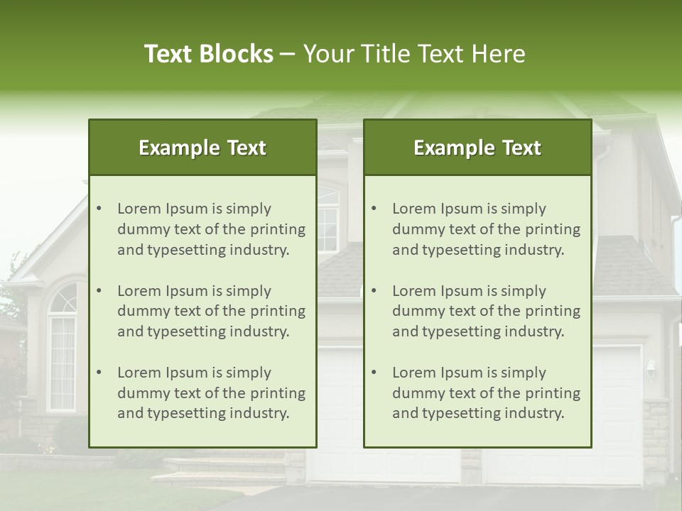 New Family House PowerPoint Template