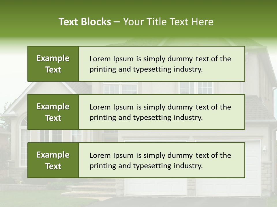New Family House PowerPoint Template