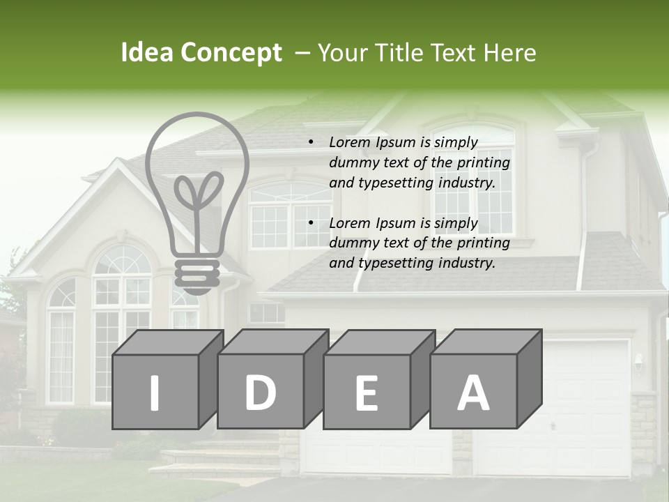 New Family House PowerPoint Template