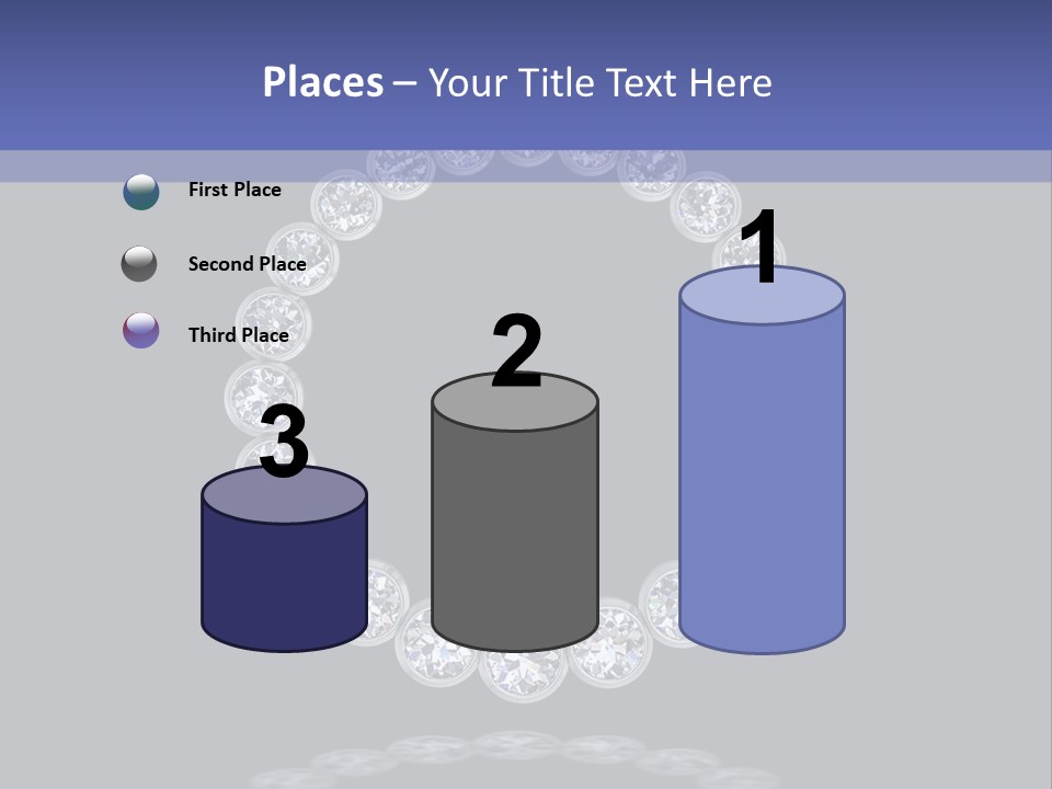 Diamond Circle Pendant PowerPoint Template