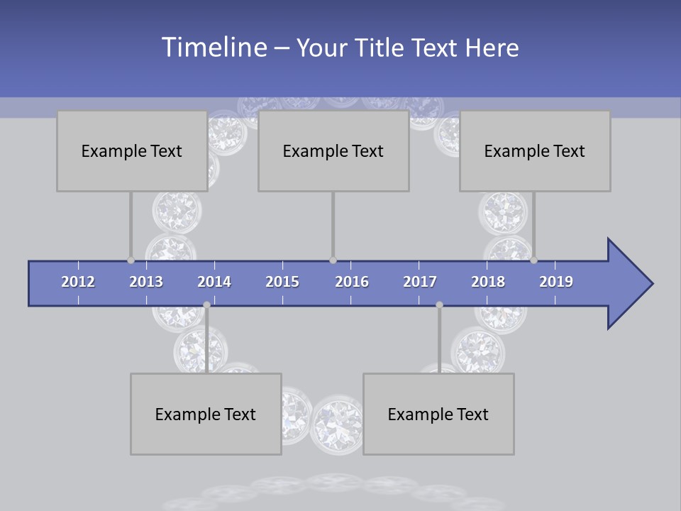 Diamond Circle Pendant PowerPoint Template