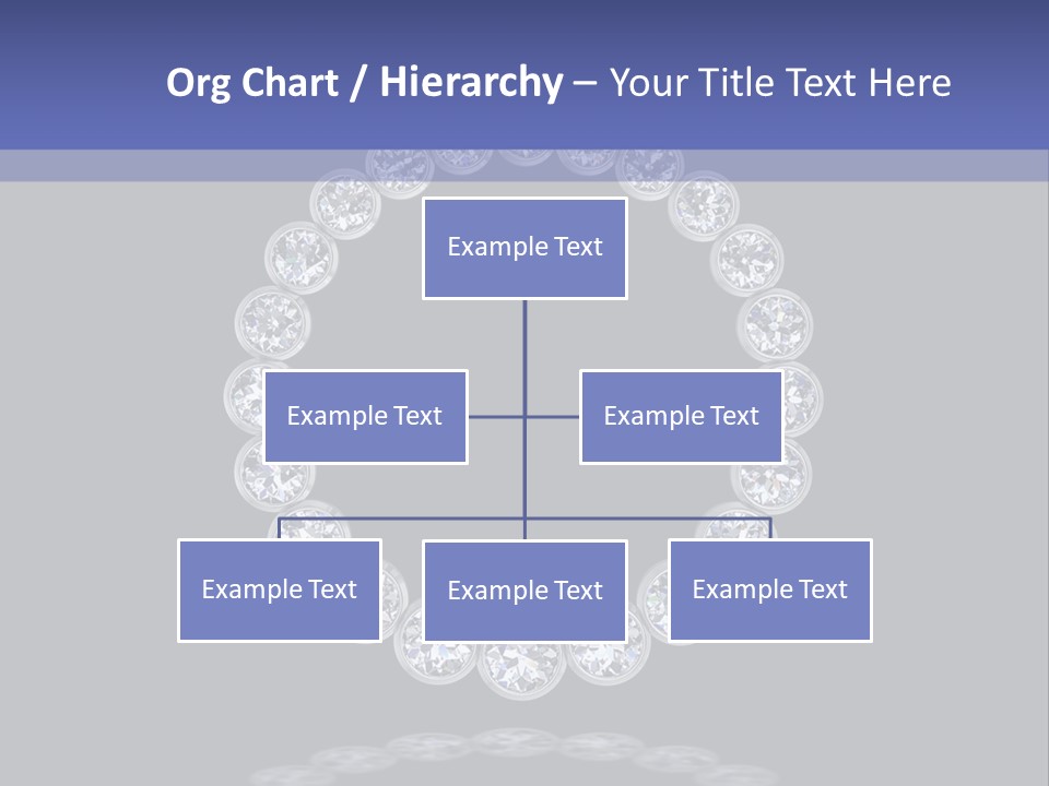 Diamond Circle Pendant PowerPoint Template
