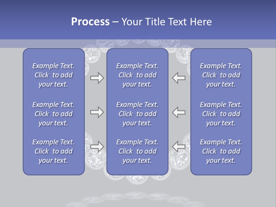 Diamond Circle Pendant PowerPoint Template
