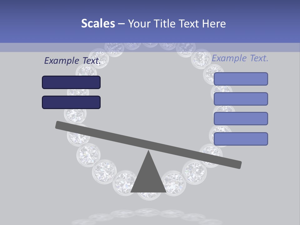 Diamond Circle Pendant PowerPoint Template