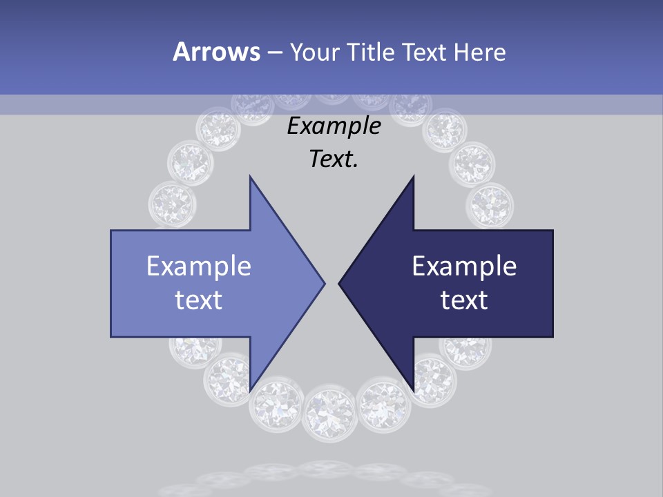 Diamond Circle Pendant PowerPoint Template