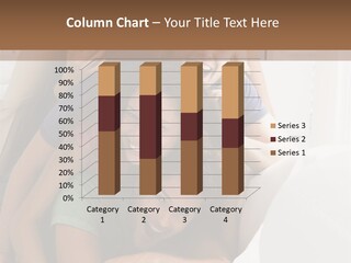 Five People In Living Room Piled Up Smiling PowerPoint Template