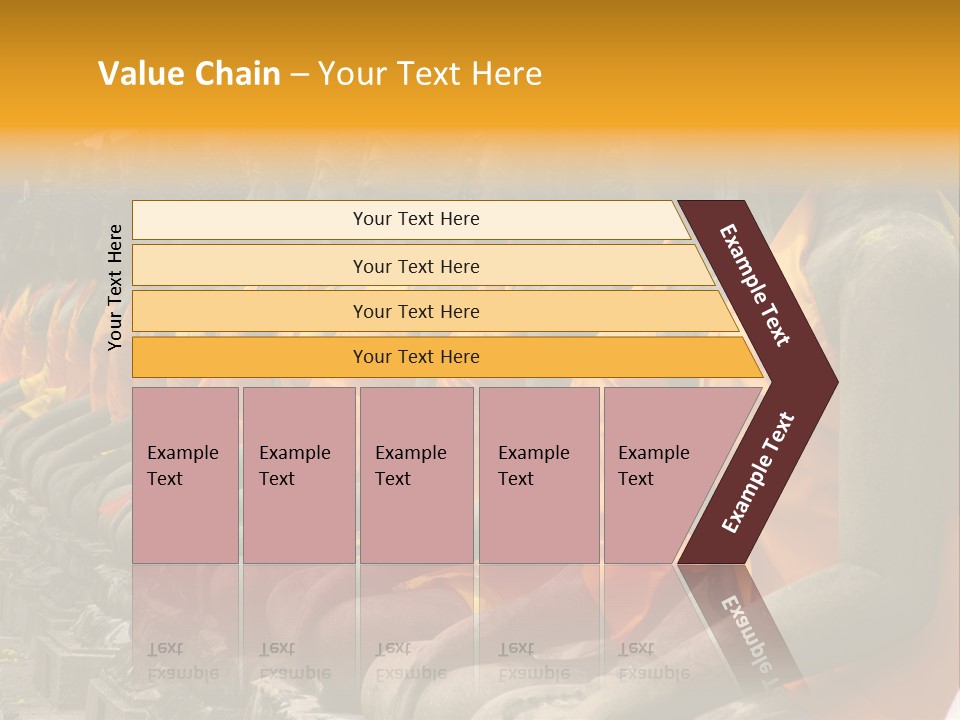 Aligned Statues Of Buddha PowerPoint Template