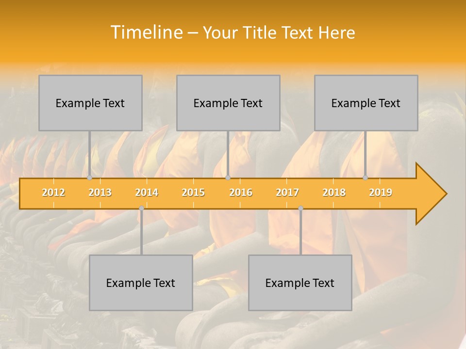 Aligned Statues Of Buddha PowerPoint Template