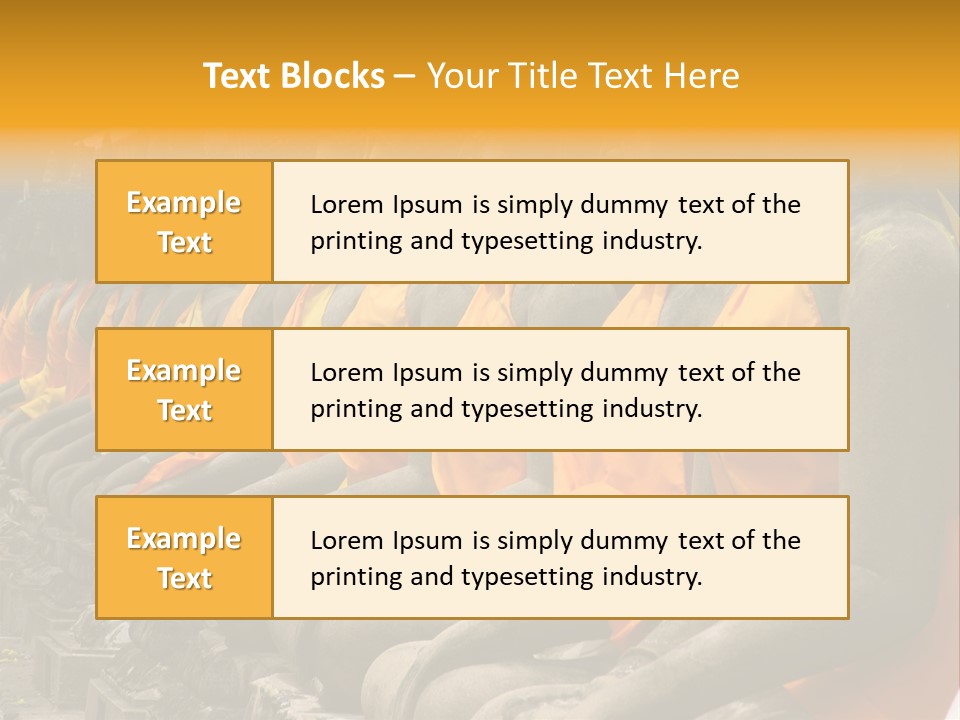 Aligned Statues Of Buddha PowerPoint Template