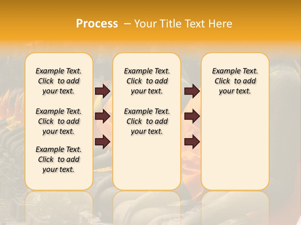 Aligned Statues Of Buddha PowerPoint Template