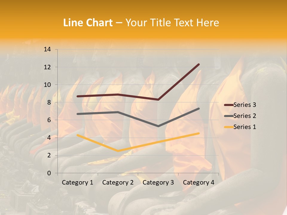 Aligned Statues Of Buddha PowerPoint Template