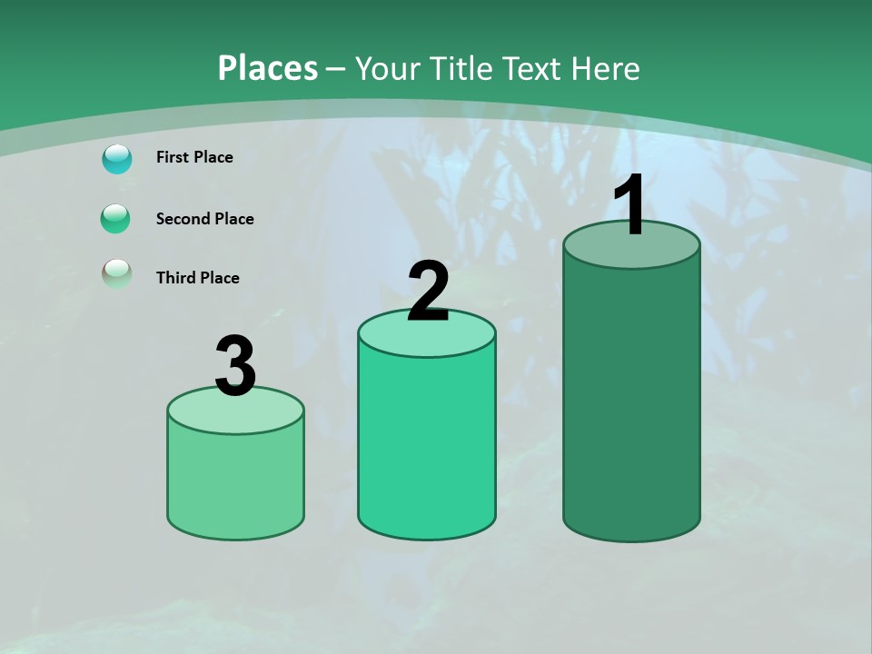Algae Underwater PowerPoint Template