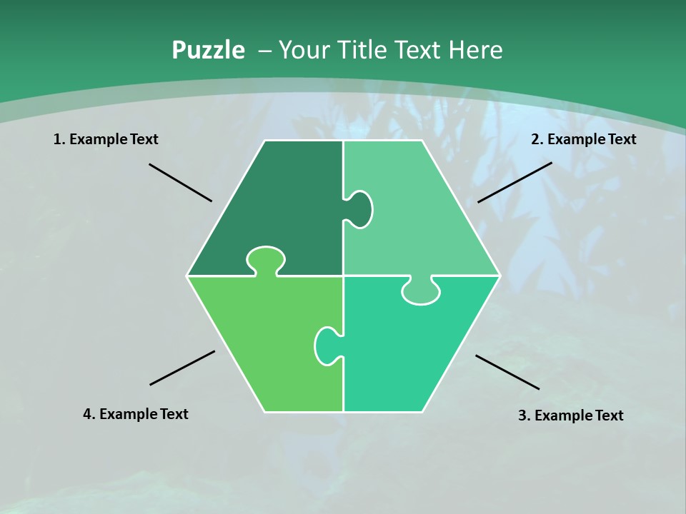 Algae Underwater PowerPoint Template