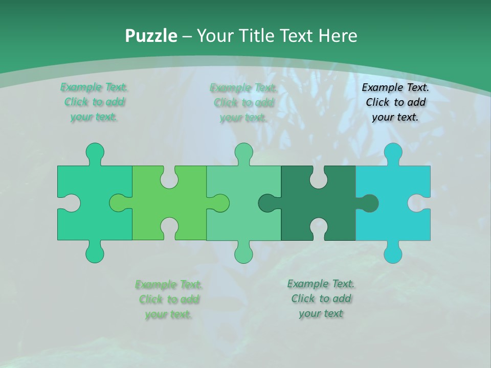 Algae Underwater PowerPoint Template