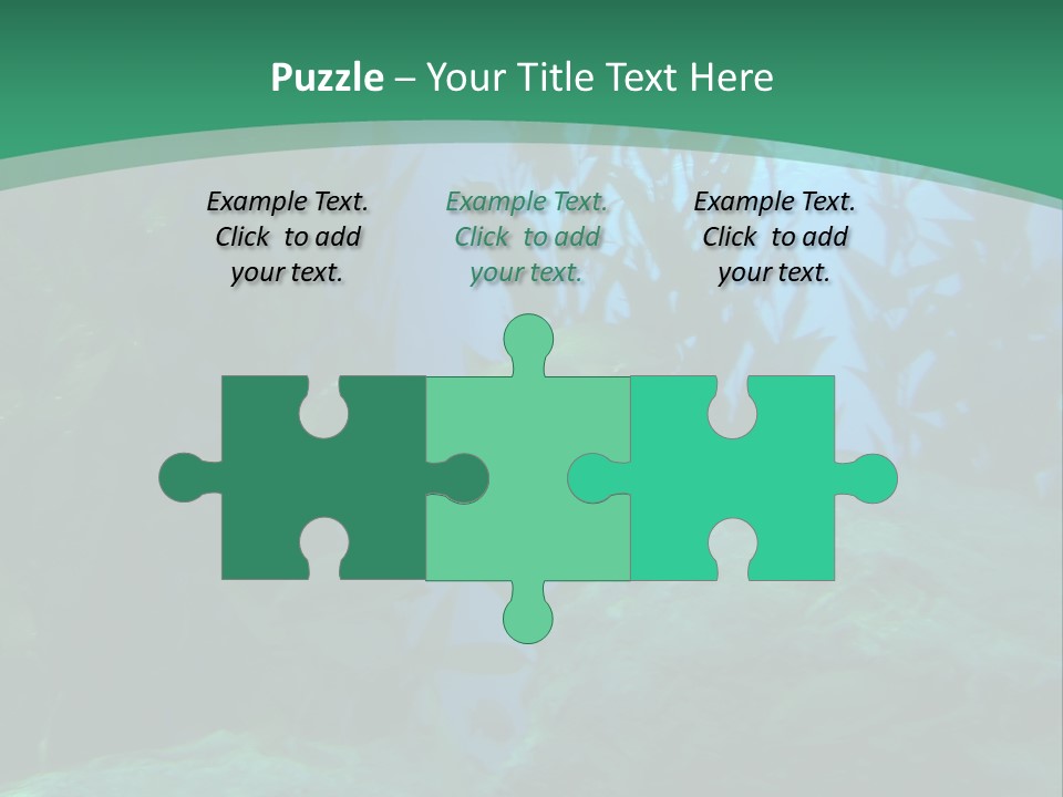 Algae Underwater PowerPoint Template