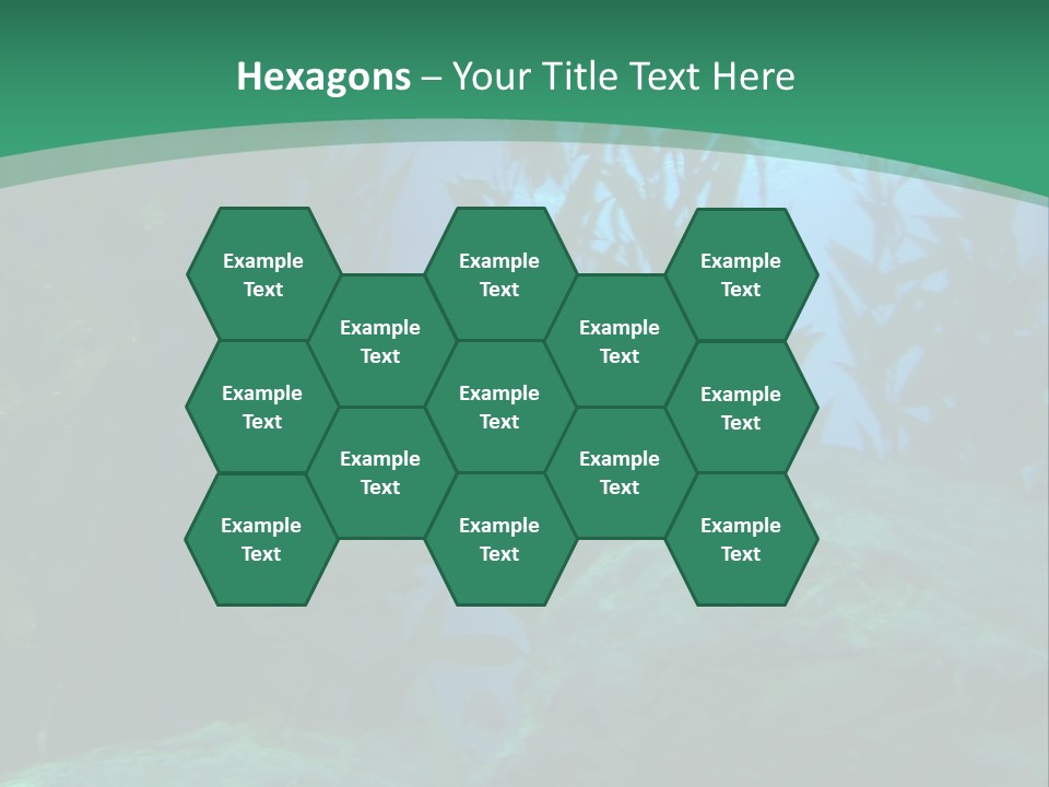 Algae Underwater PowerPoint Template