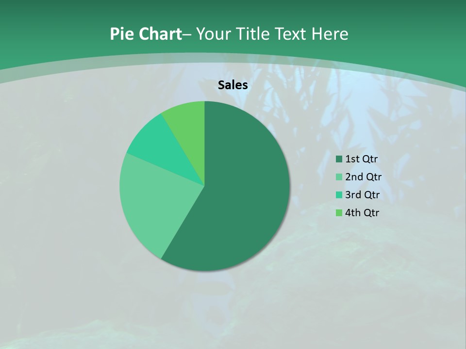 Algae Underwater PowerPoint Template