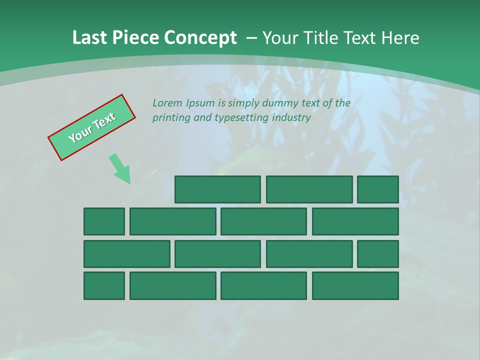 Algae Underwater PowerPoint Template