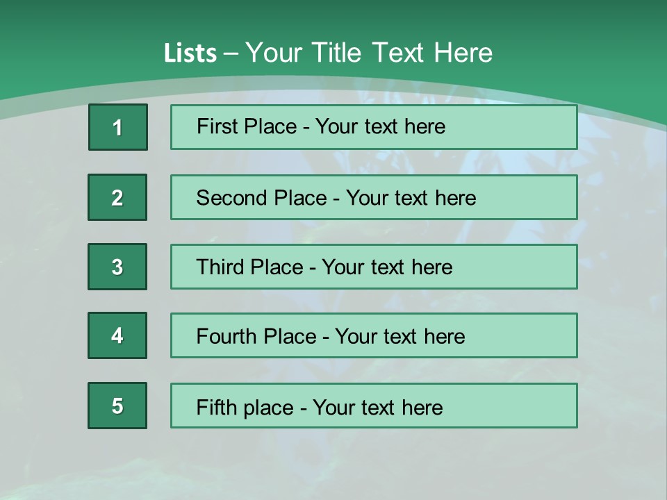 Algae Underwater PowerPoint Template