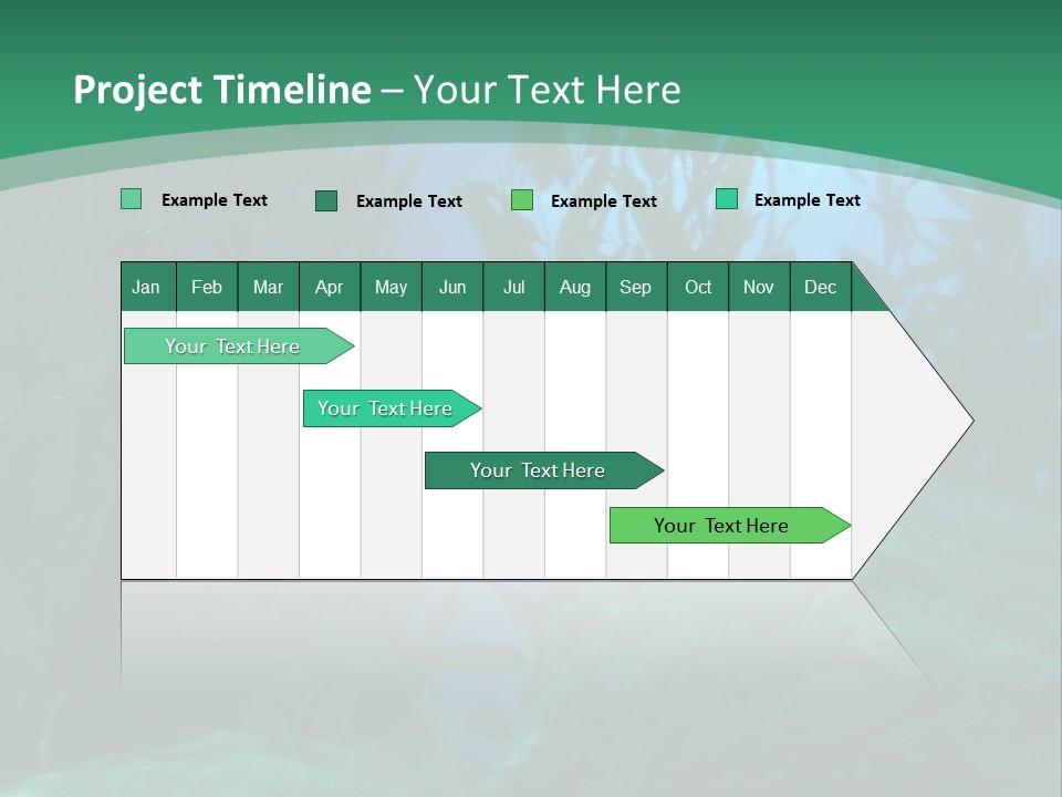 Algae Underwater PowerPoint Template
