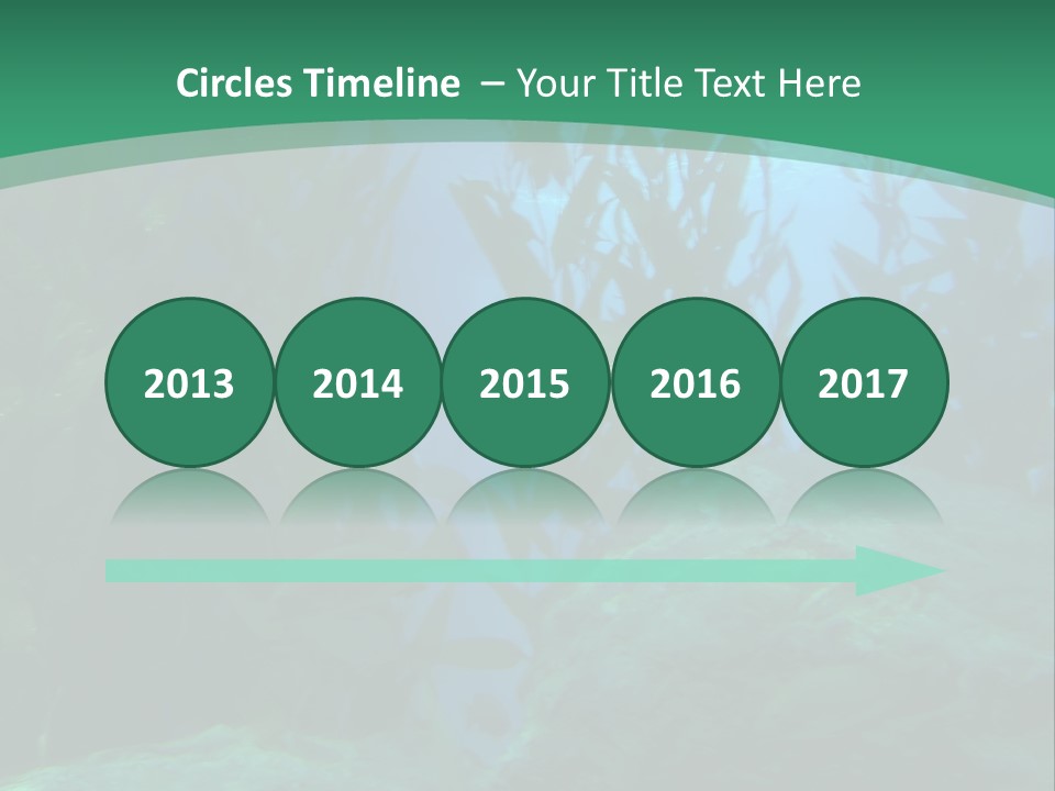Algae Underwater PowerPoint Template