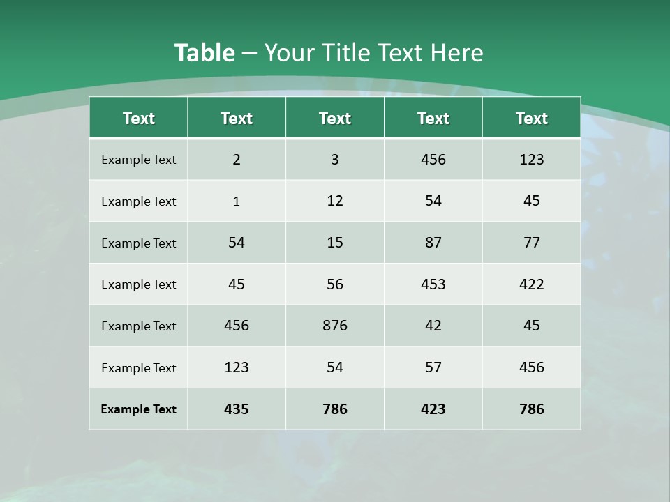 Algae Underwater PowerPoint Template