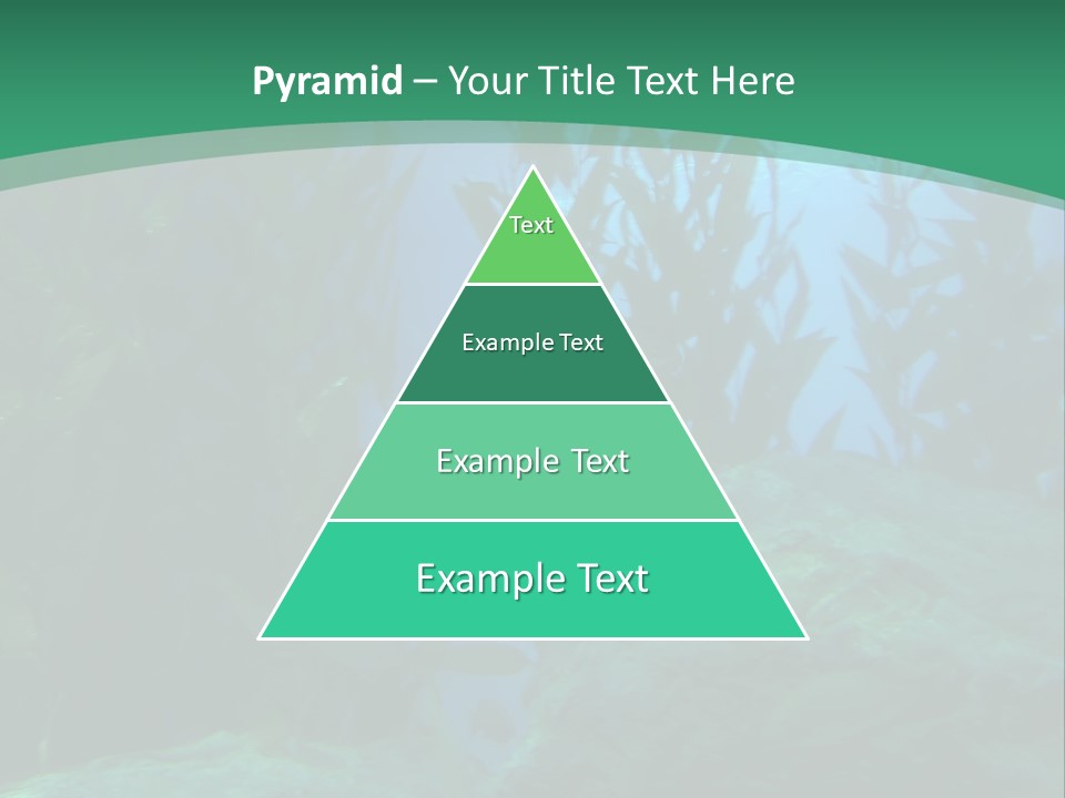 Algae Underwater PowerPoint Template