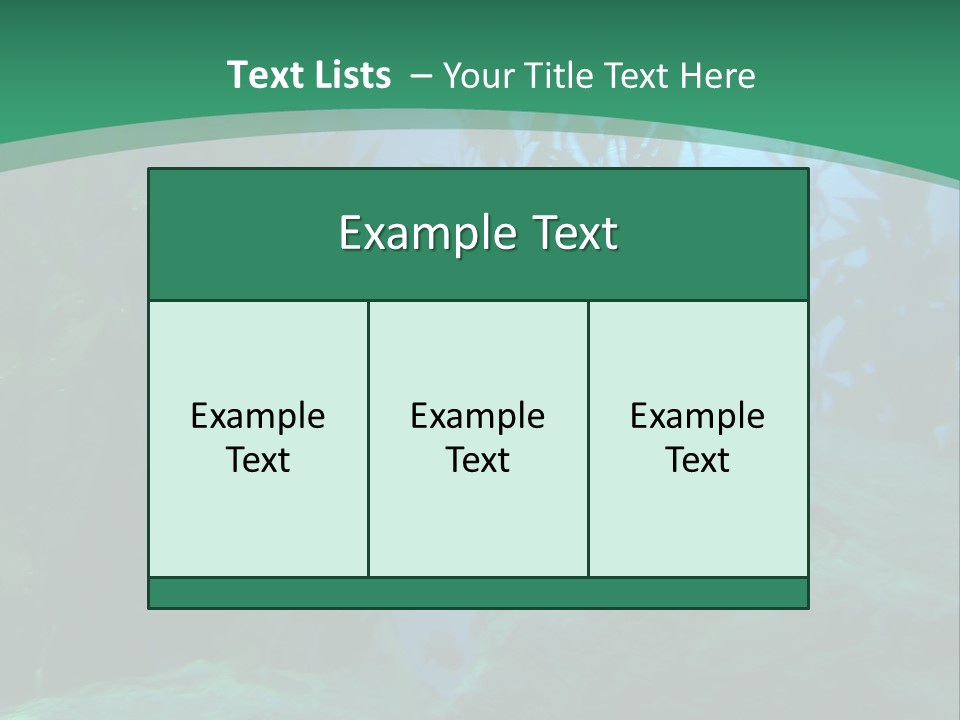 Algae Underwater PowerPoint Template