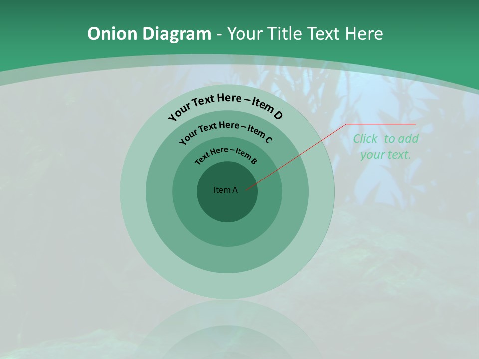 Algae Underwater PowerPoint Template