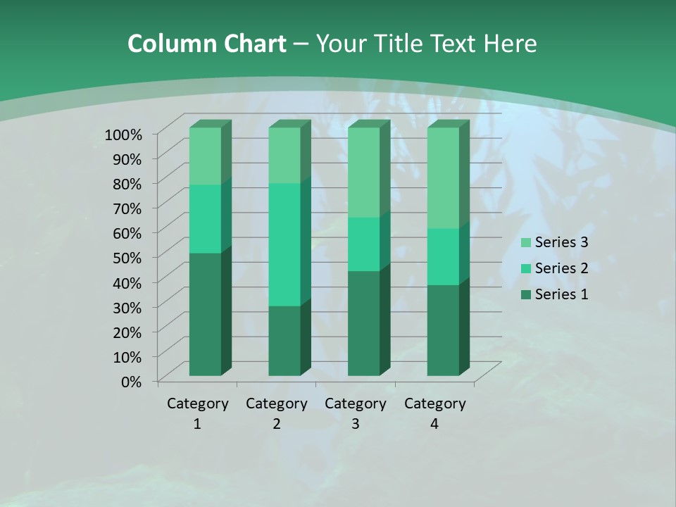Algae Underwater PowerPoint Template