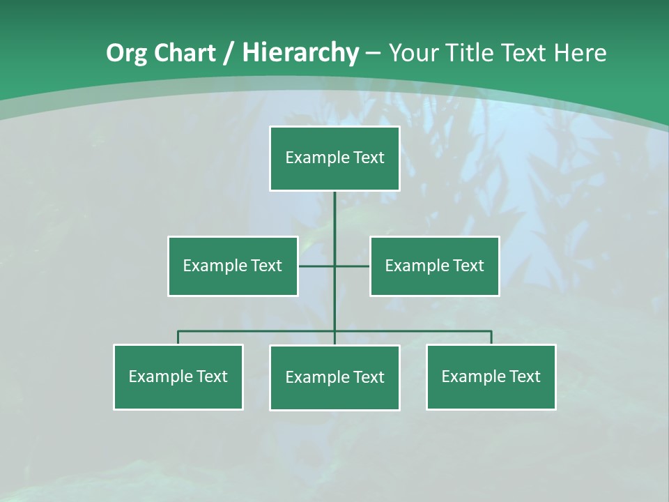 Algae Underwater PowerPoint Template