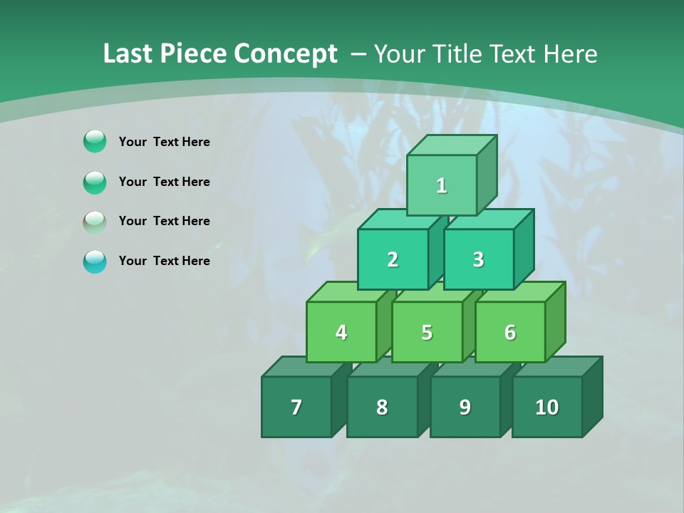 Algae Underwater PowerPoint Template