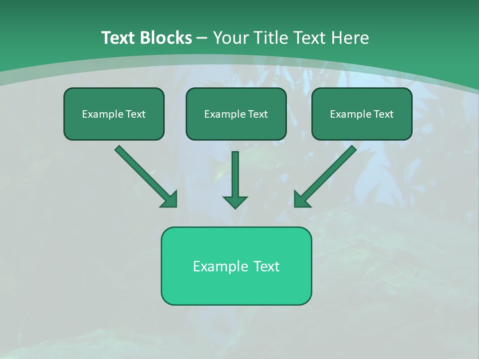 Algae Underwater PowerPoint Template