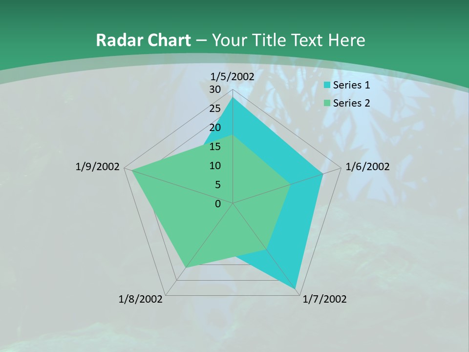Algae Underwater PowerPoint Template
