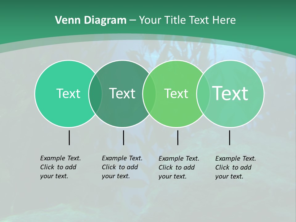 Algae Underwater PowerPoint Template