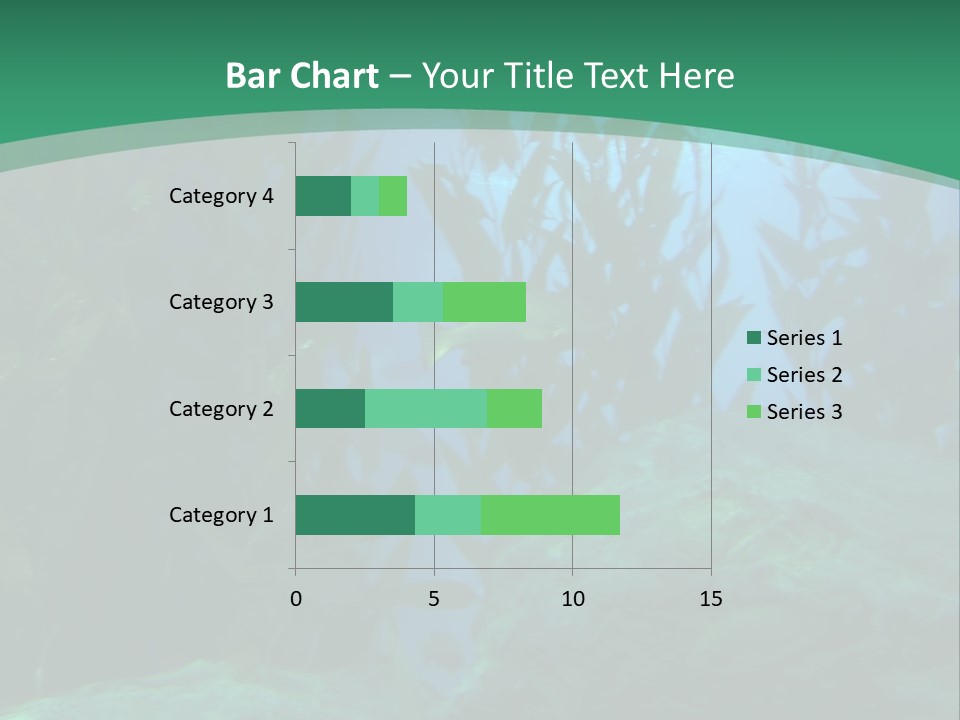 Algae Underwater PowerPoint Template