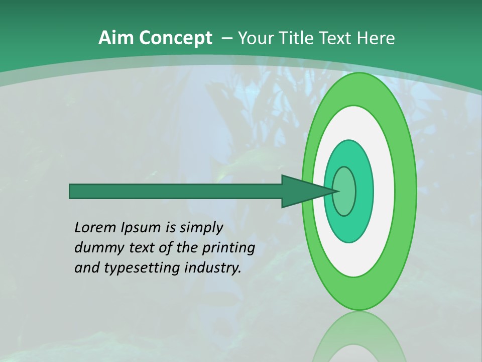 Algae Underwater PowerPoint Template